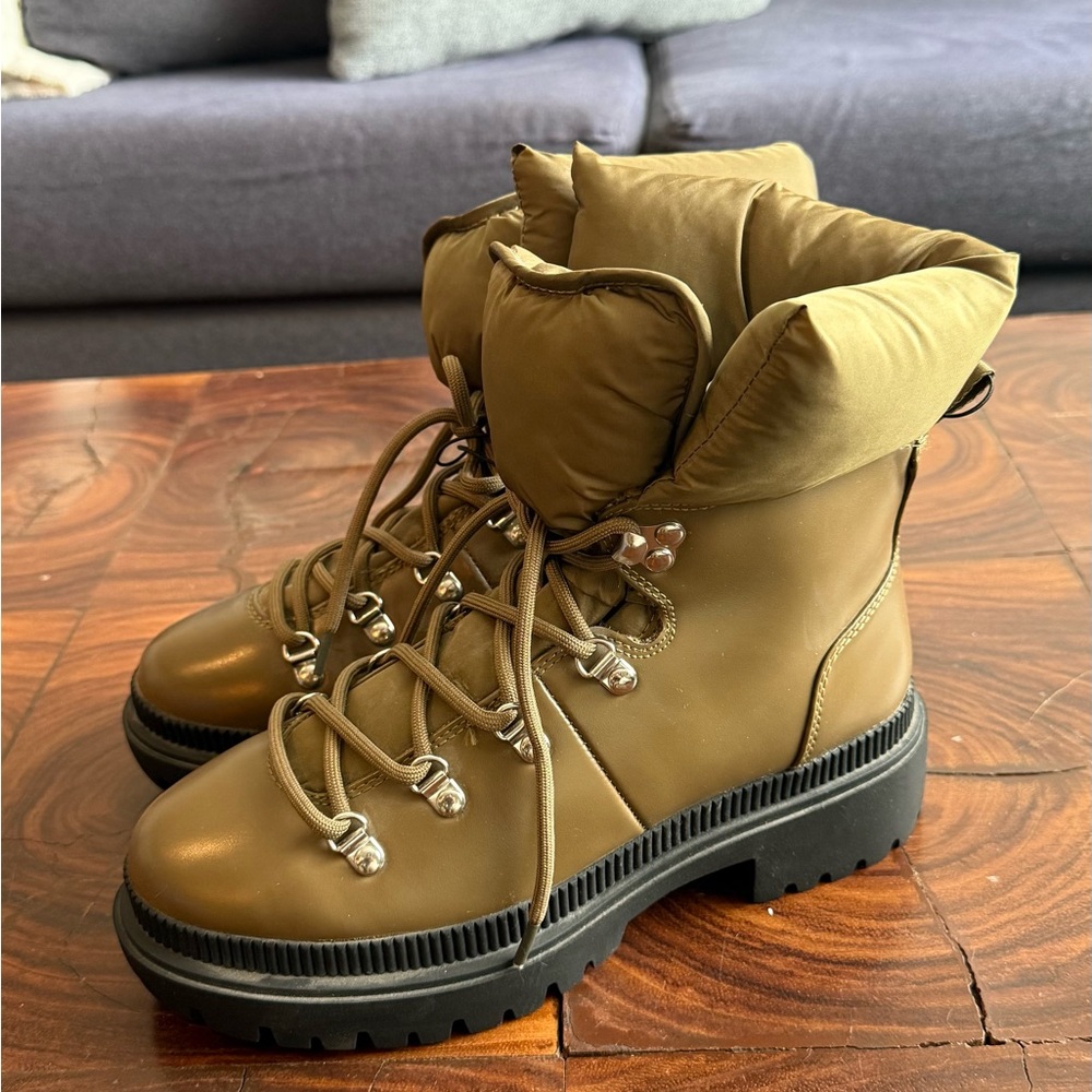 Olive Green Women's Hiking Boots